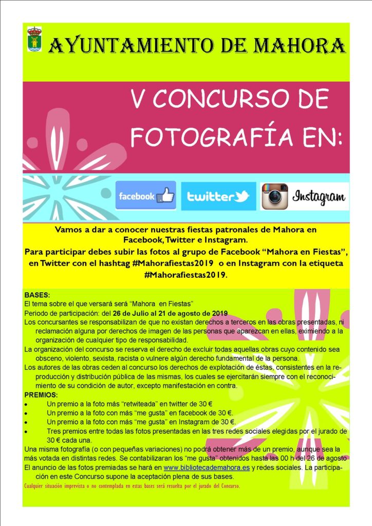 Cartel concurso de fotografia