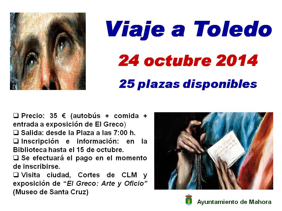 Cartel Viaje a Toledo